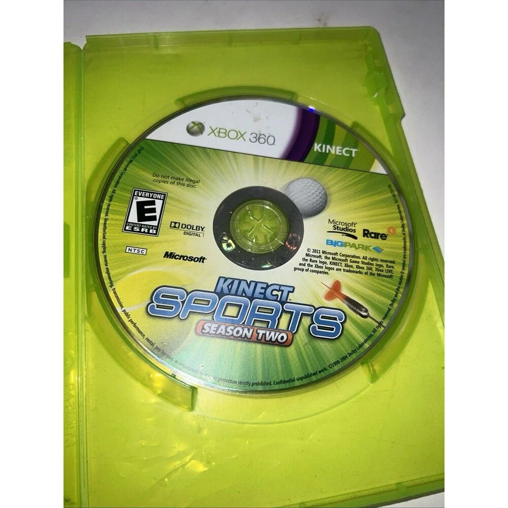 Kinect Sports: Season Two (Microsoft Xbox 360 2011) DISC ONLY NO USPS TRACKING